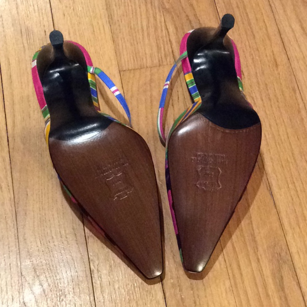 Stuart Weitzman Multicolor Patterned Mules - image 3